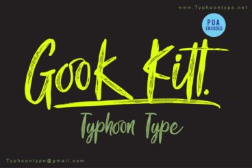 Gook Kitt Font