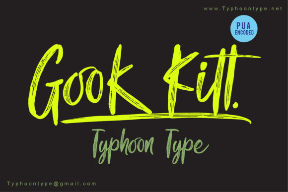 Gook Kitt Font