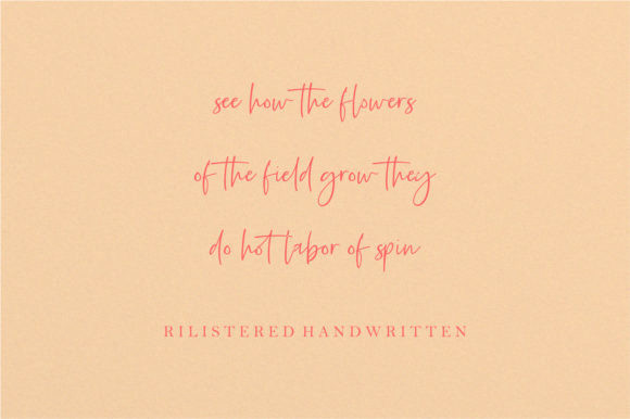 Rilistered Font