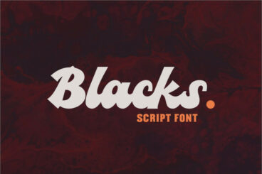 Blacks Script Font