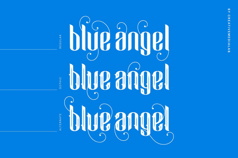 Blue Angel Font
