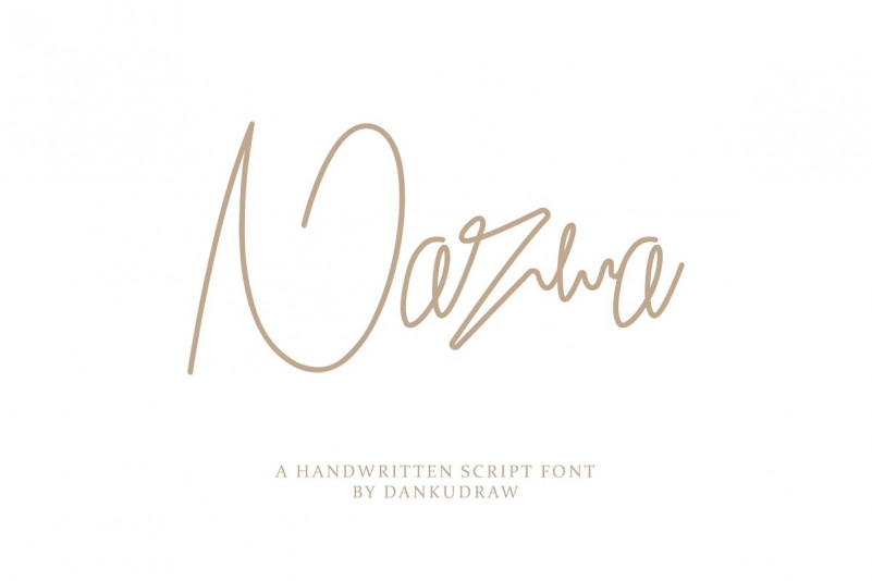 Nazwa Handwritten Font