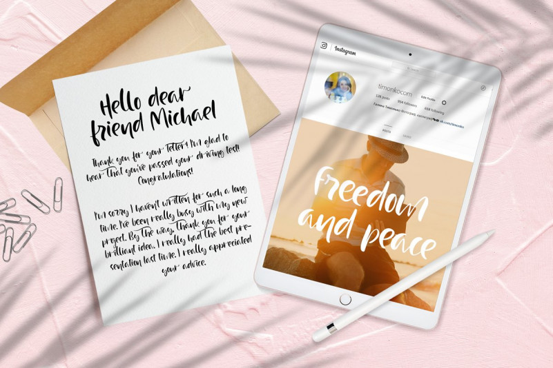 Just Case Modern Script Font Just Case Modern Script Font