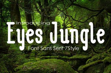 Eyes Jugle Family Font