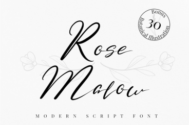Rose Malow Font