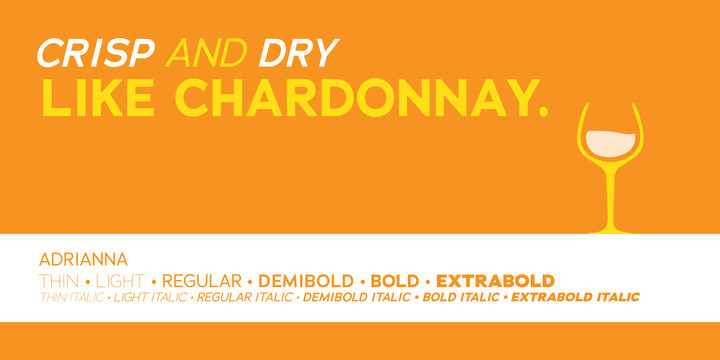 Adrianna Font Family Adrianna Font Family