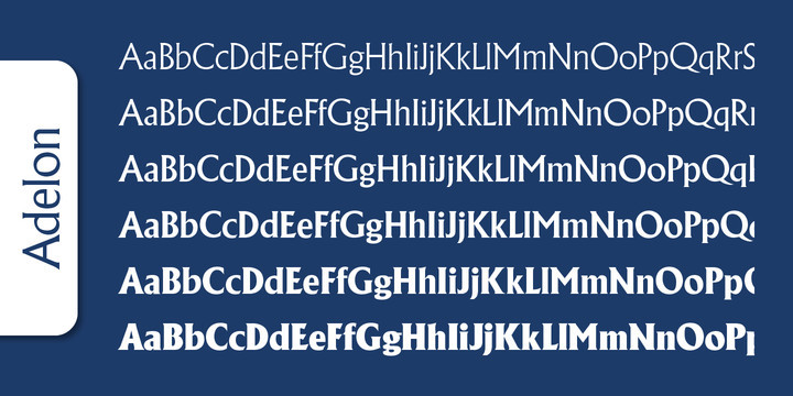 Adelon Serial Font Family