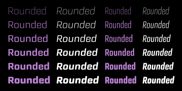 Bourgeois Rounded Font Family