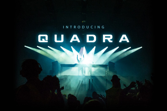 Quadra font