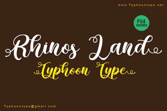 Rhinos Land font