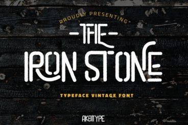 The Iron Stone Font