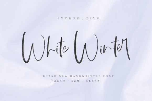 White WInter Font White WInter Font
