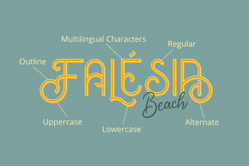 Oceania - Display Font