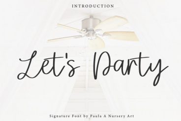 Let's Party | Signature Font