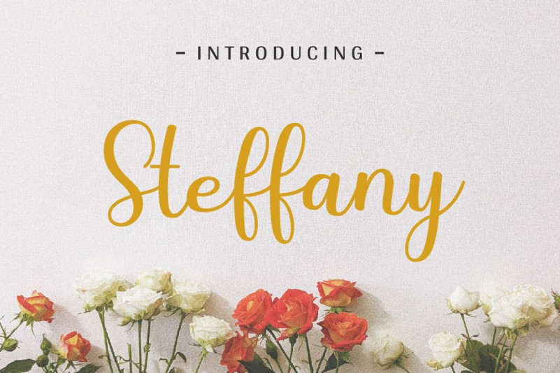 Steffany - Handwriting Font Steffany - Handwriting Font