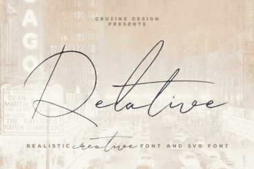 Relative Handwritten Font