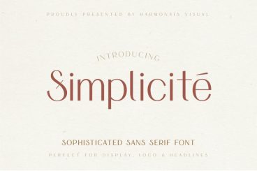 Simplicite' - Elegant Font