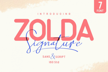 Zolda Script + Sans Family