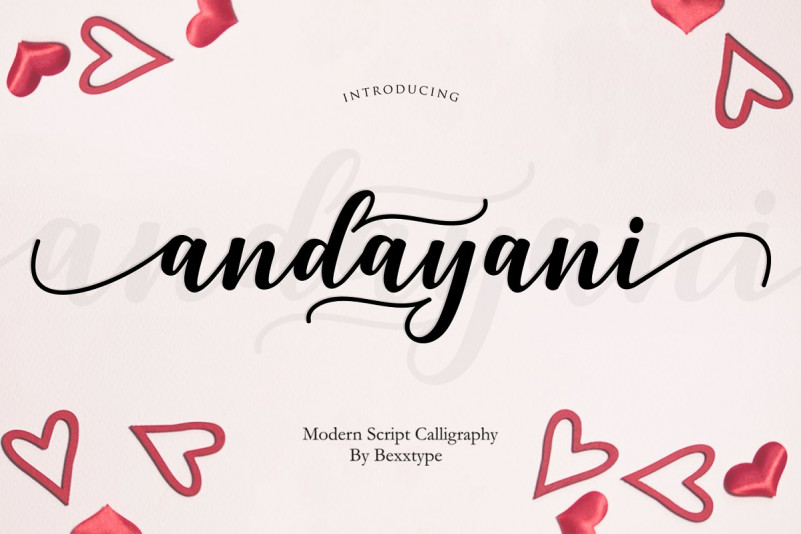Andayani Script | Specials Valentine