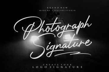Photograph Signature Logo fonts