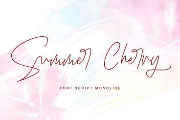 Summer Cherry Script Font