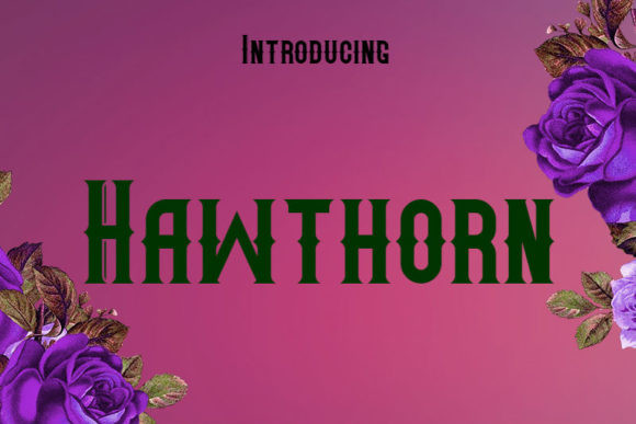 Hawthorn Font