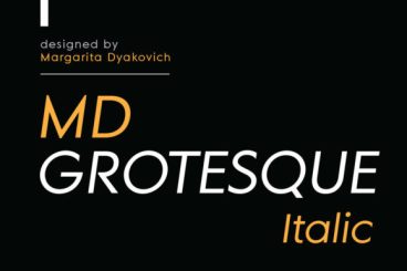 MD Grotesque Italic Font