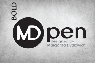 MD Pen Bold Font