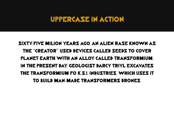 Transformium Font