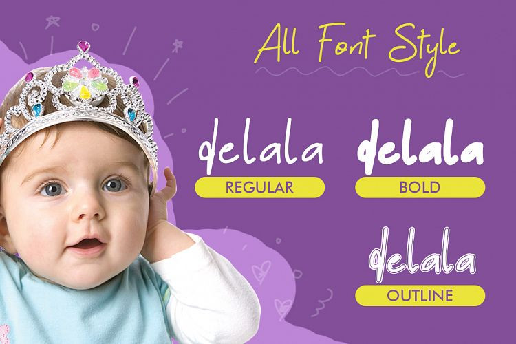 Delala Regular Font Delala Regular Font