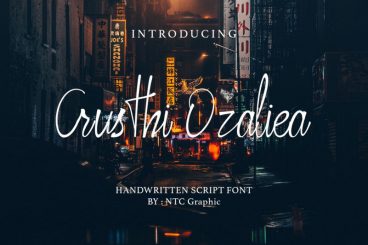 Crusthi Ozaliea Handwritten Script Font