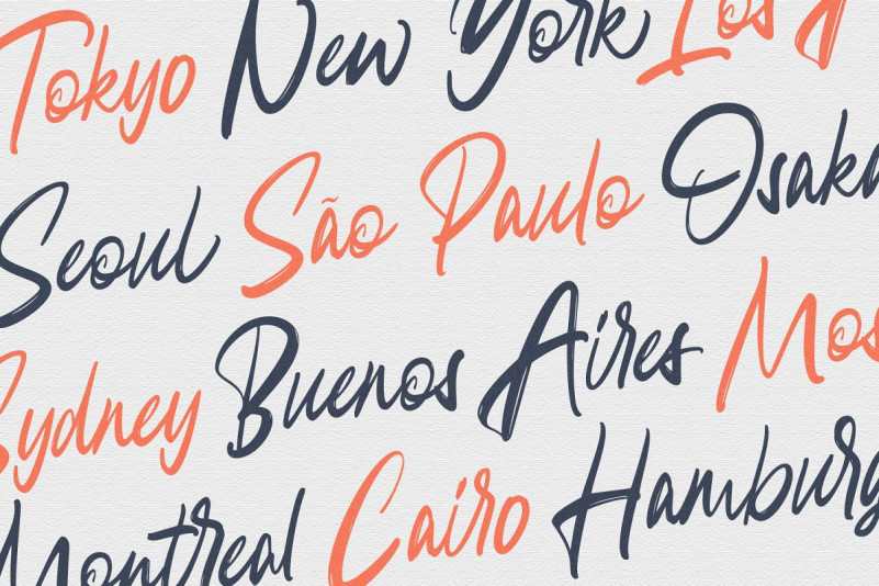 Eberthany Brush Script