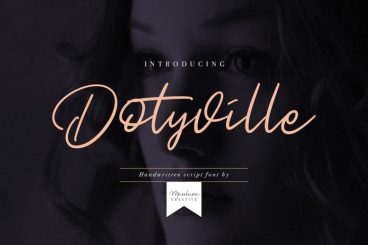 Dotyville Script Font