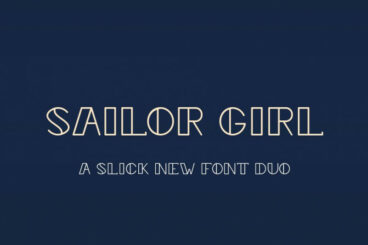 Sailor Girl Font Duo Font