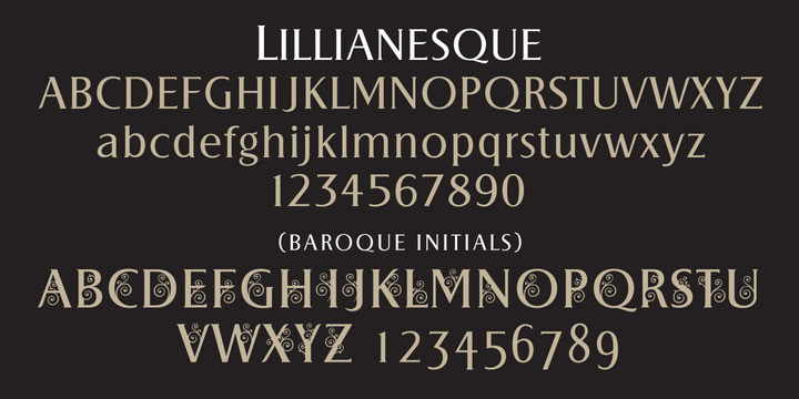Lillianesque Font Lillianesque Font