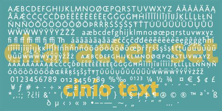 Cini Script Font Cinio Text Font Family - Free Font