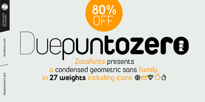 Duepuntozero Font Family Duepuntozero Font Family