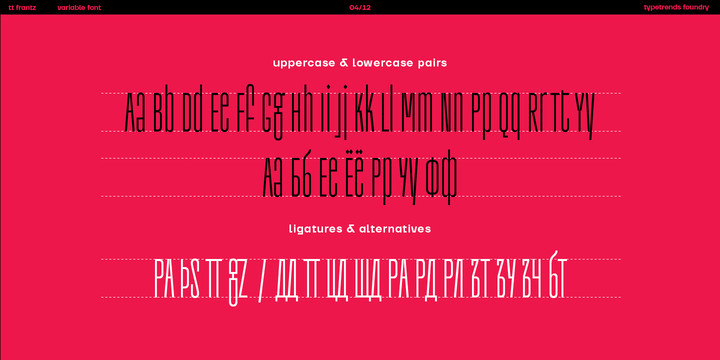 TT Frantz Font Family