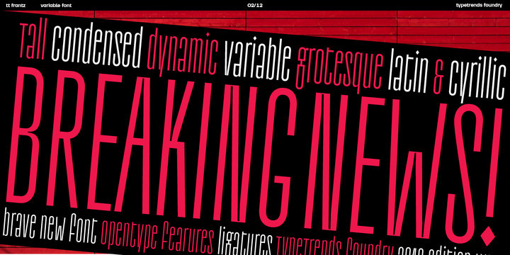 TT Frantz Font Family