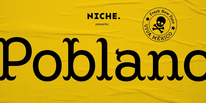 Poblano Font