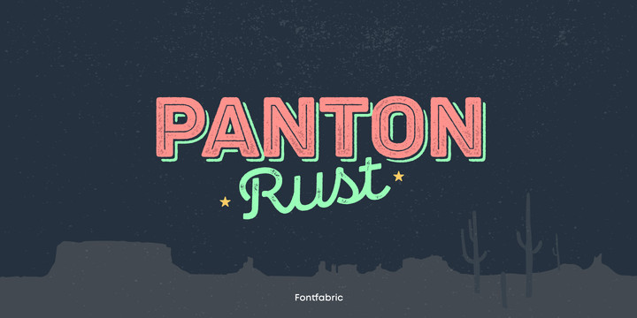 Panton Rust Font Panton Rust Font