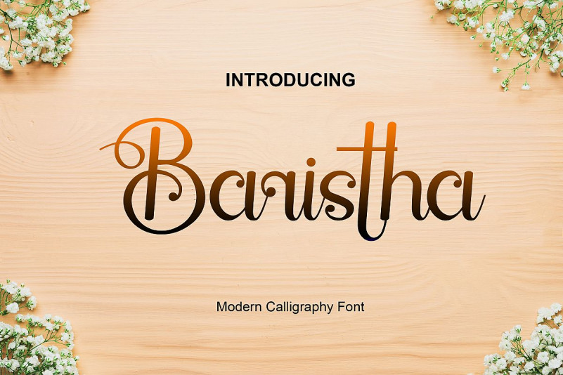 Baristha Font Baristha Font