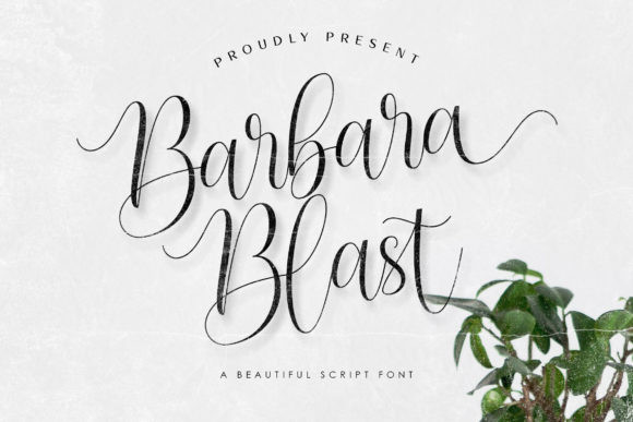 Barbara Blast Font