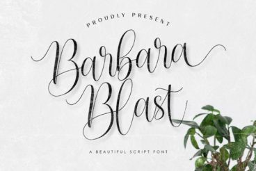 Barbara Blast Font