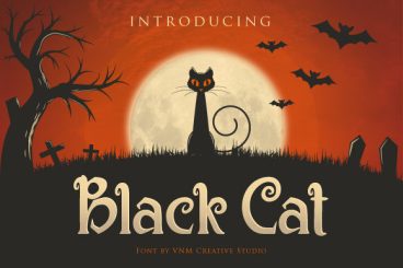 Black Cat Font