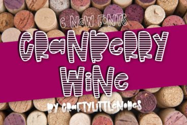 Cranberry Wine Font