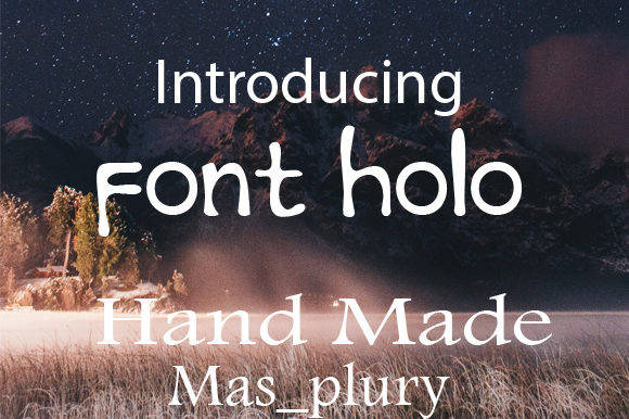 Font Holo Font