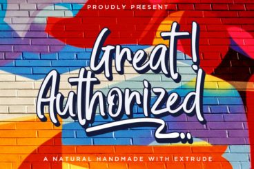 Great Authorized font