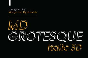 Grotesque Italic Font