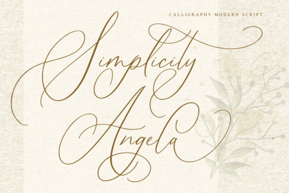 Simplicity Angela Font